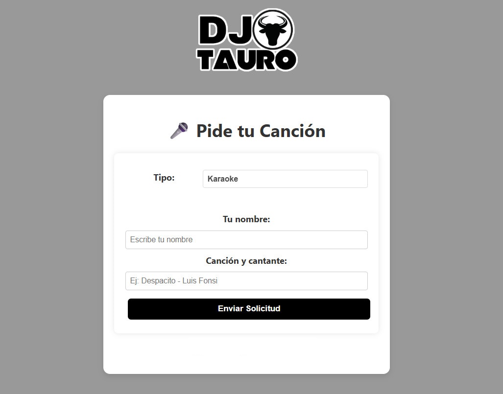 Interfaz de Solicitudes del Cliente